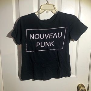 Zara nouveau Punk tshirt size L